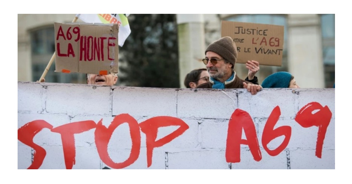 A69 : l'État va faire appel de la suspension du chantier. © Matthieu Rondel / AFP