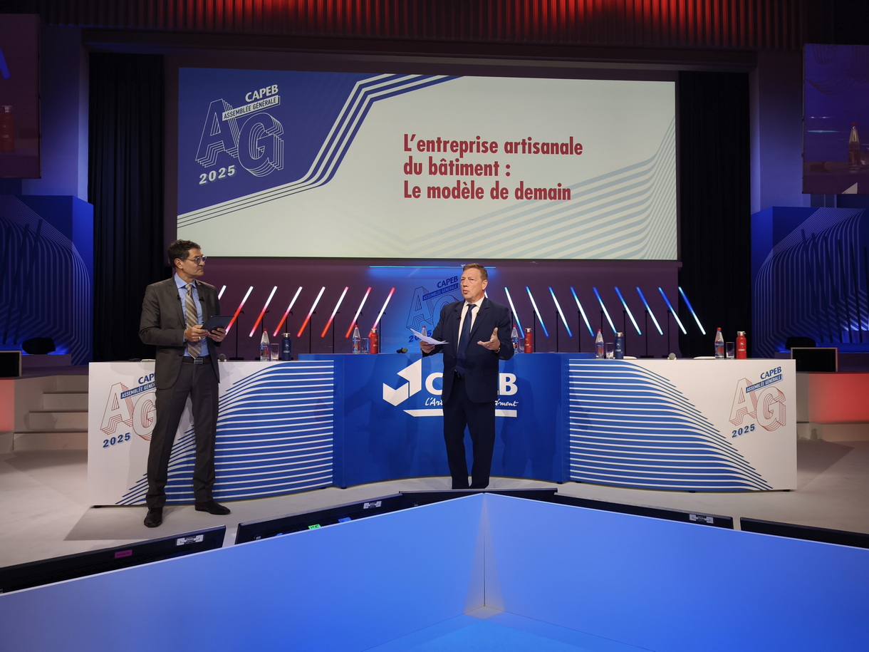 L'ouverture du Congrès de la CAPEB le 11 avril 2025 à Paris. © Pascal Poggi