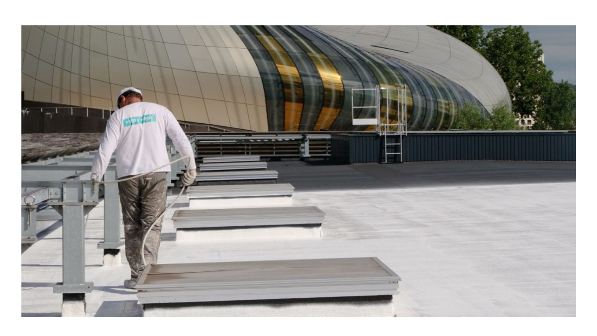 Linnovation Cool Roof France promet de rafraîchir naturellement les bâtiments. © Cool Roof