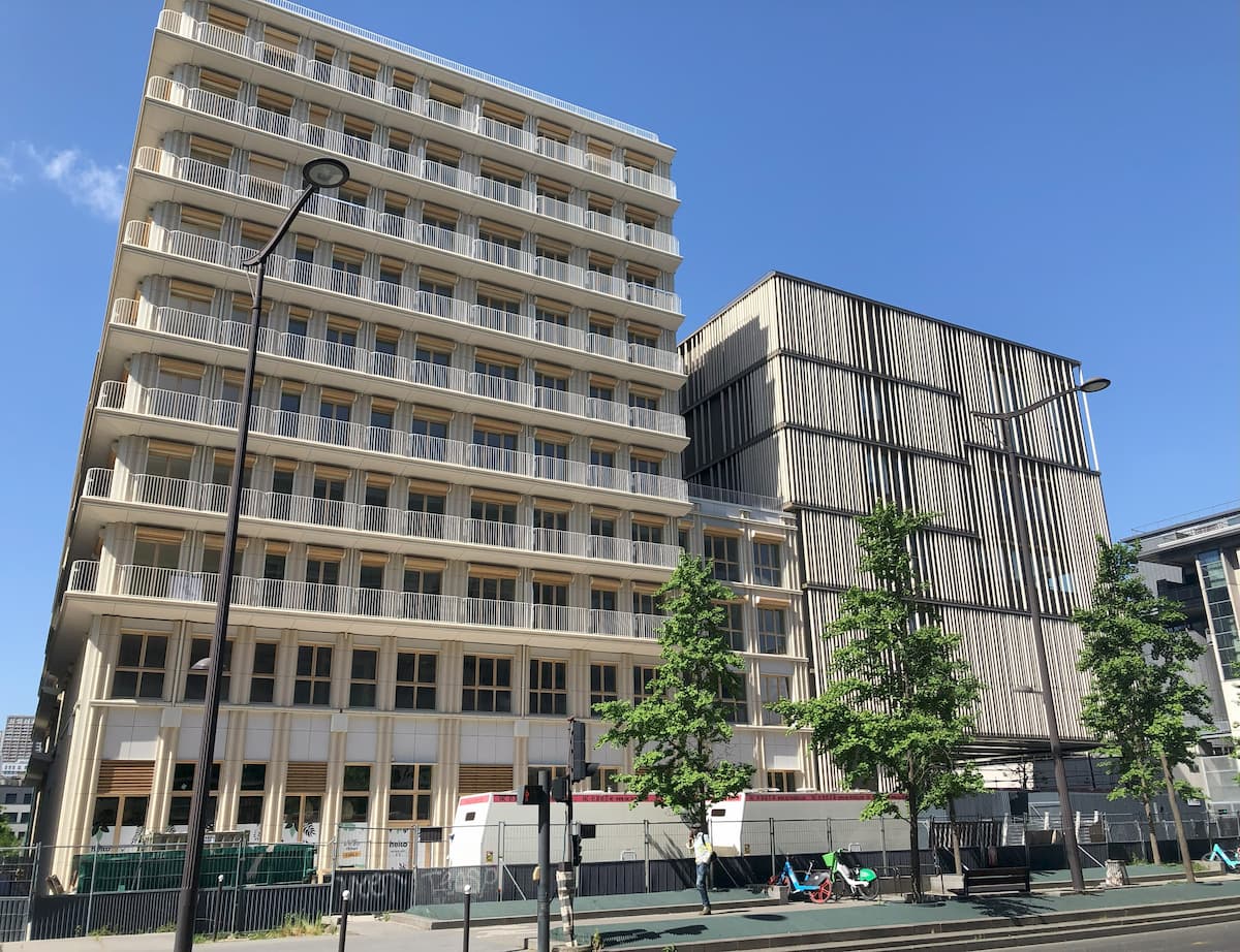 Parcours construction bois Paris vélo 3 mai 2025. © Jonas Tophoven