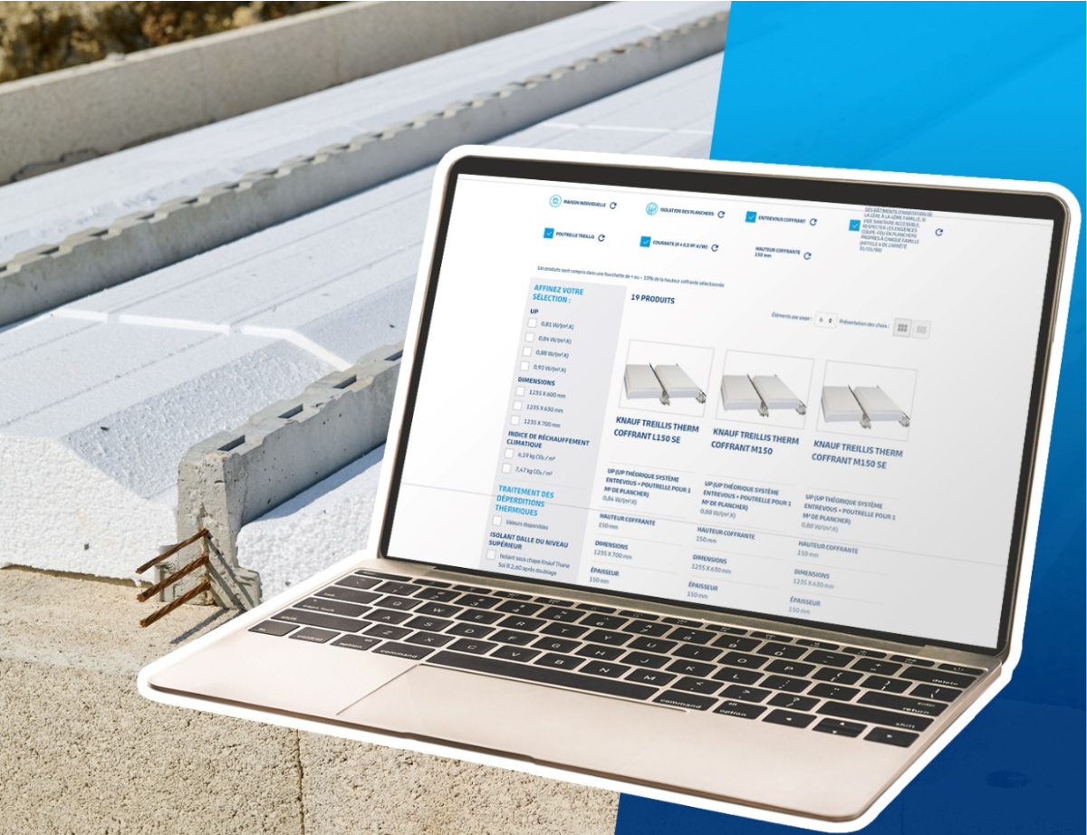 Knauf Un nouvel outil en ligne pour optimiser les planchers poutrelles
