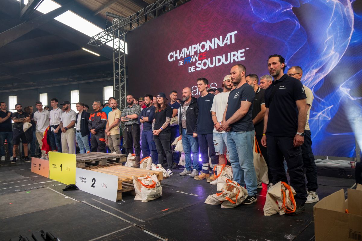 Finale de la troisième édition du Championnat de France de soudure. © Bernard Reinteau