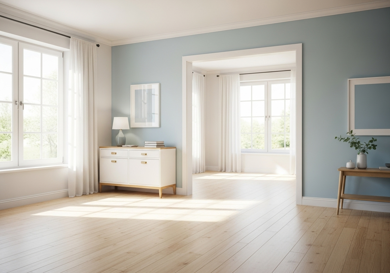 Vue sur intérieur maison