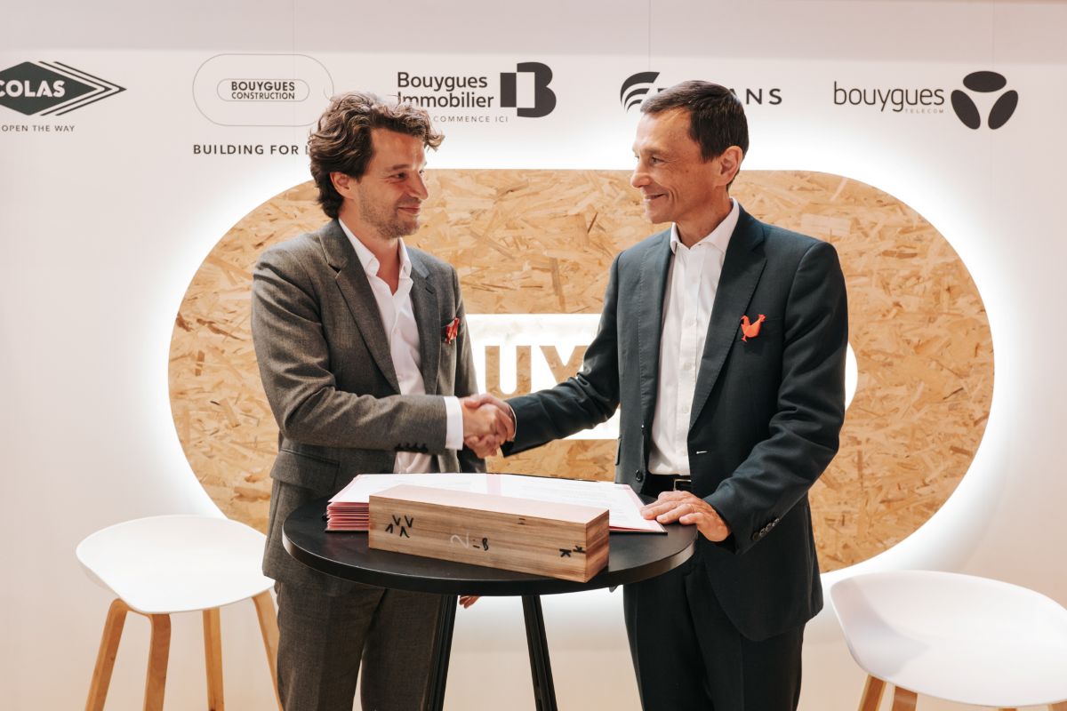 Philippe Jouy et Timothée Boitouzet annoncent un partenariat stratégie. © Aurore Baron