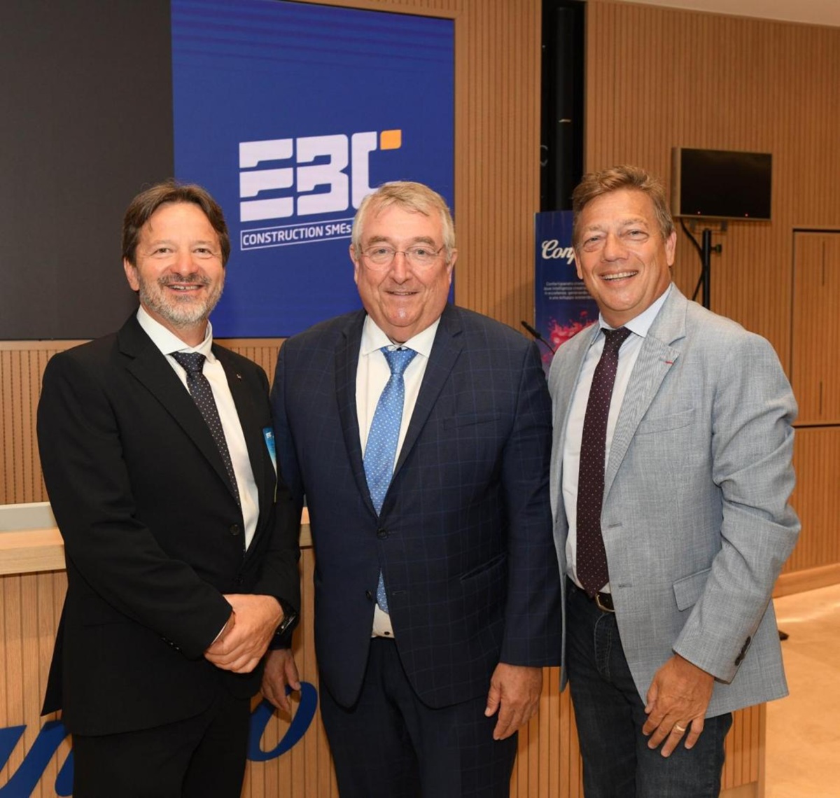 De gauche à droite : Enrico Mancini, Philip van Nieuwenhuizen, Jean-Christophe Repon. © ANAEPA