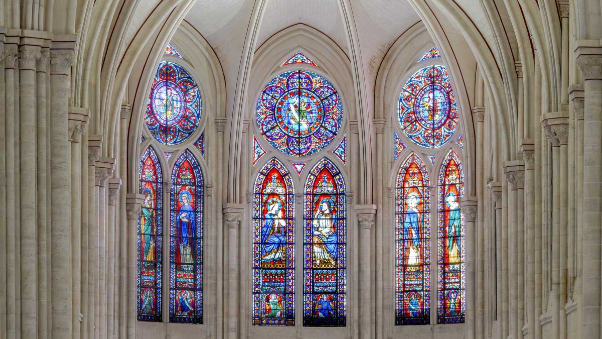 Un nouvel ensemble de vitraux va être réalisé pour la cathédrale Notre-Dame de Paris. © Julio Piatti / Notre-Dame-de-Paris