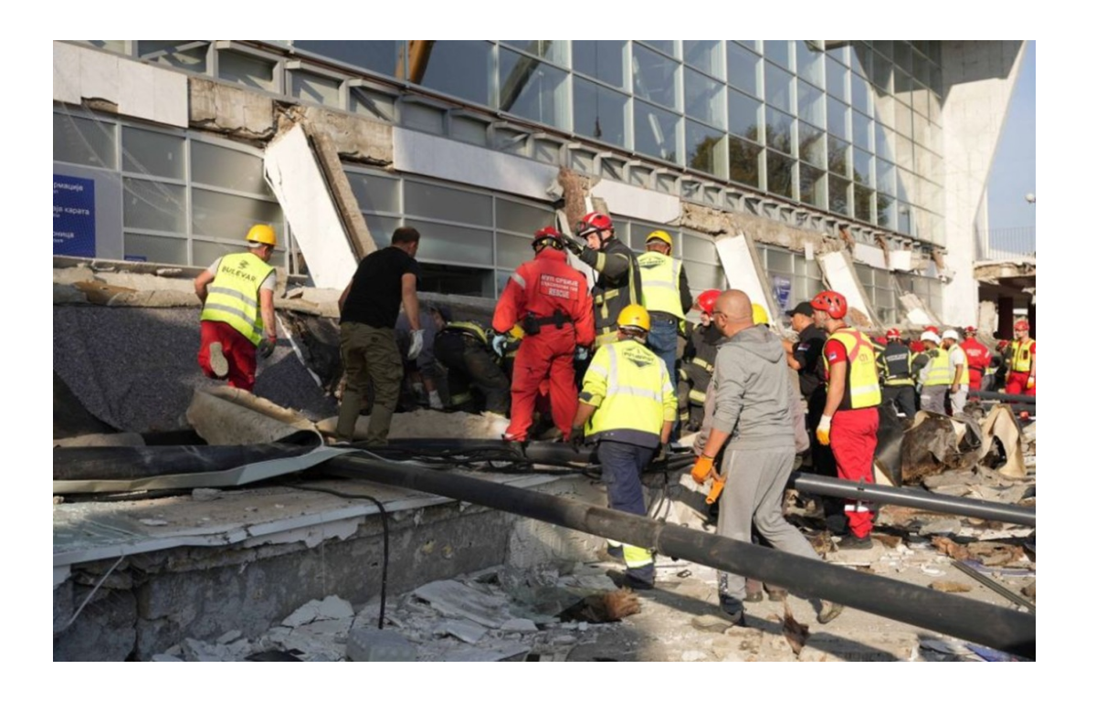 L'accident avait fait 16 morts. © Gouvernement de Serbie