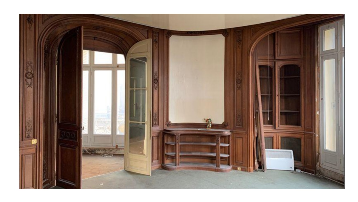 Un immeuble haussmannien parisien au cur de la discorde. © Paris Habitat