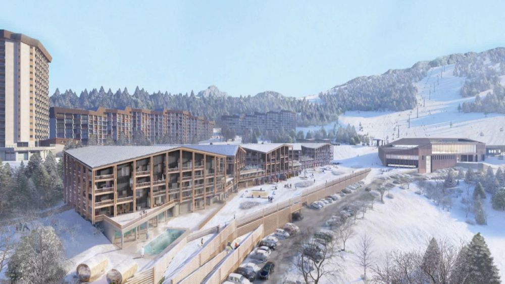 Le projet immobilier de Tony Parker à Villard-de-Lans. © Vidéo YouTube / reportage #cdanslair