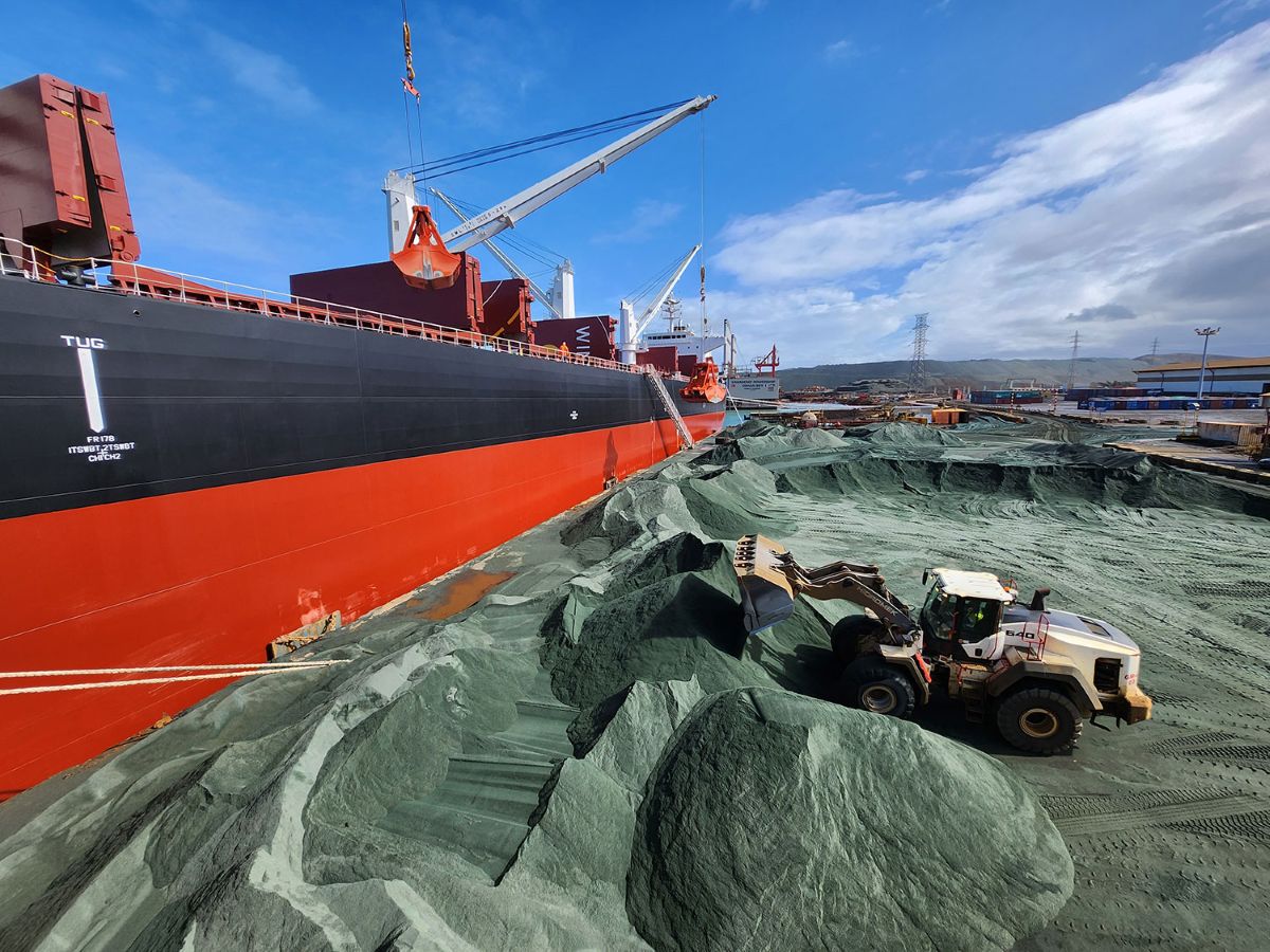 Le sland, une innovation calédonienne née des résidus de lindustrie du nickel. © Doniambo Scories