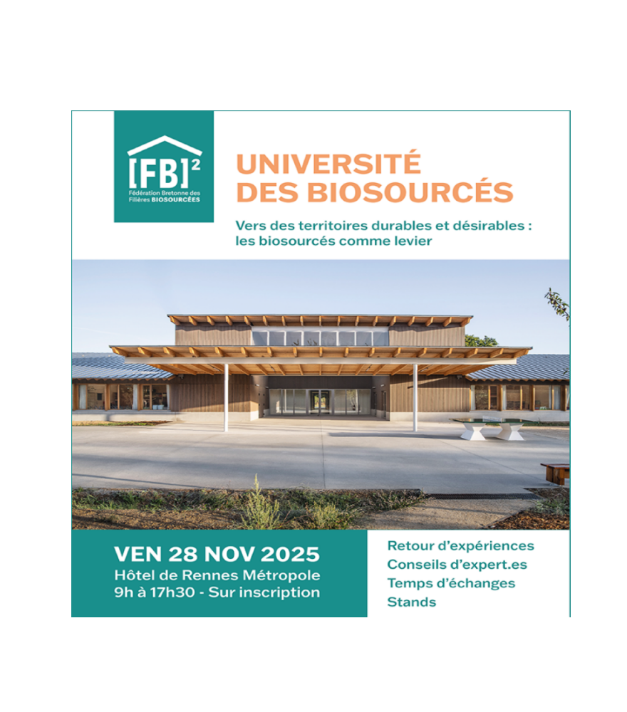 Première édition de lUniversité des Biosourcés, l'affiche. © Université Biosourcés