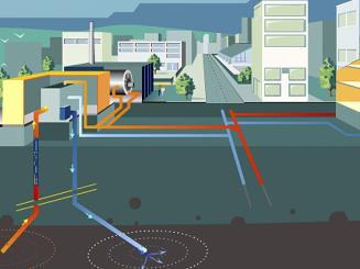 Les quartiers denses chauffés grâce à la géothermie