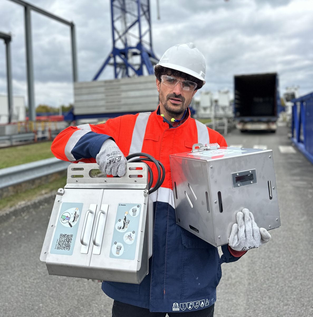 Enfin des toilettes dans les grues à tour grâce à Etteliot ! © Etteliot