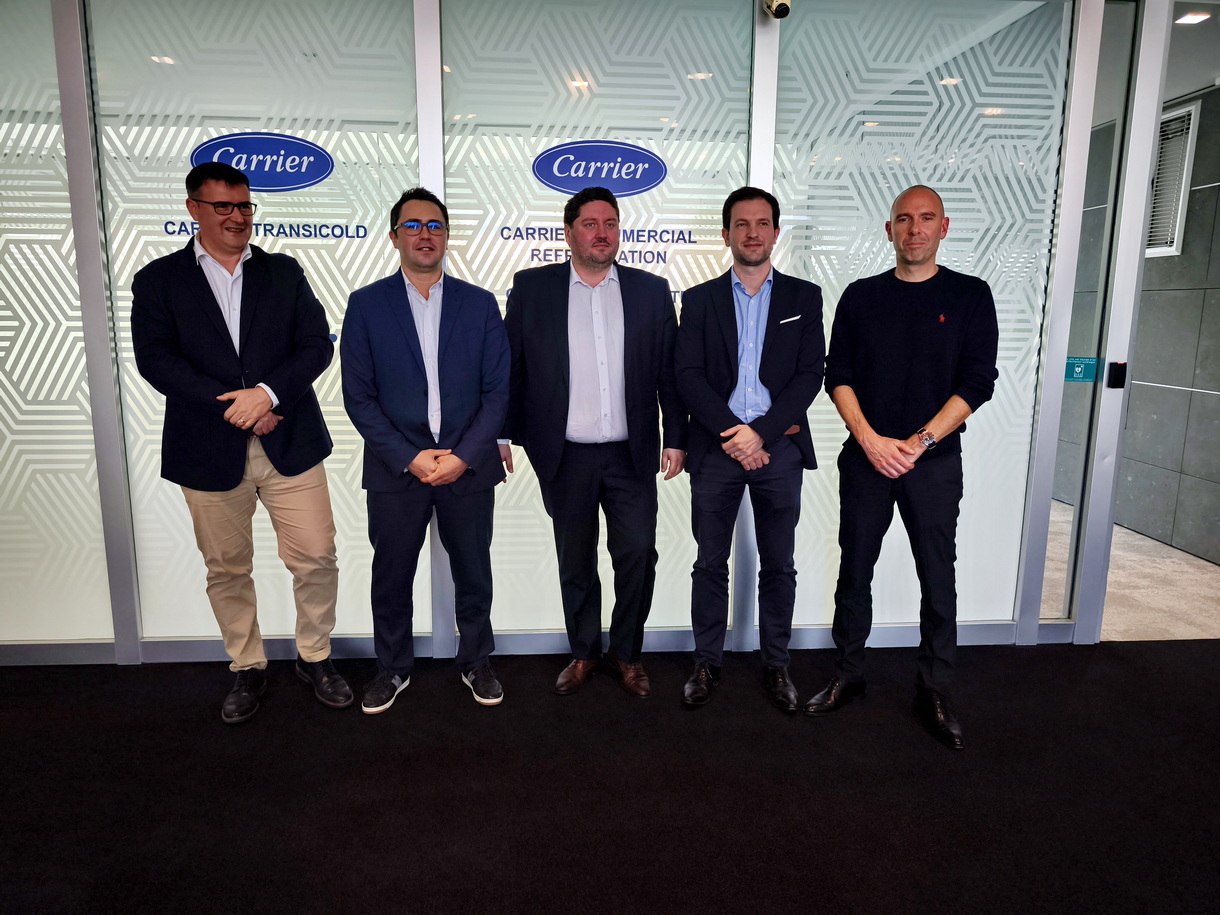 La nouvelle équipe dirigeante du groupe Carrier en France pour les marques Viessmann et Carrier. © PP