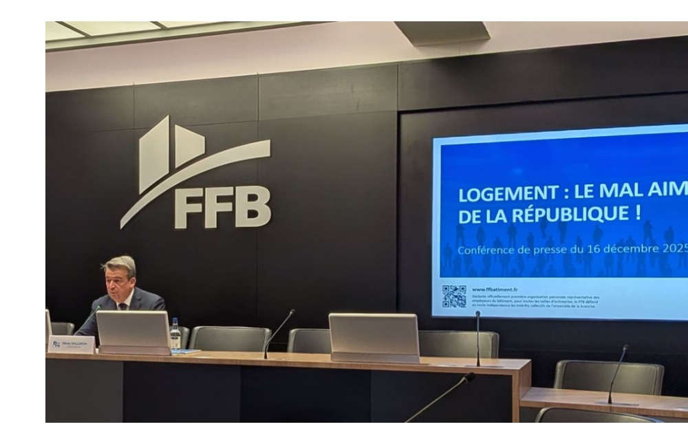 Bâtiment : nouveau recul de l'activité de 4 % en 2025. © Laure Pophillat