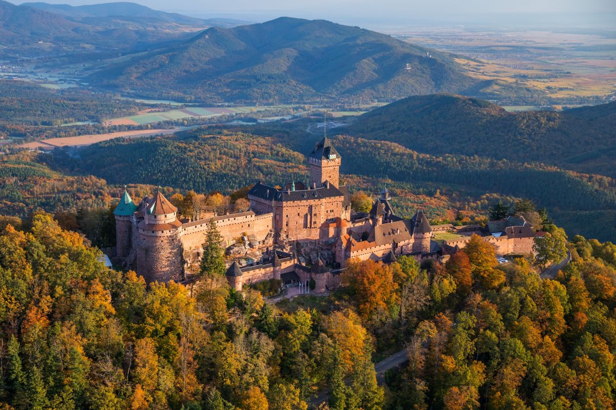 Transformation du Bastion de lÉtoile du château du Haut-Knigsbourg à Orschwiller (67). © Tristan Vuano