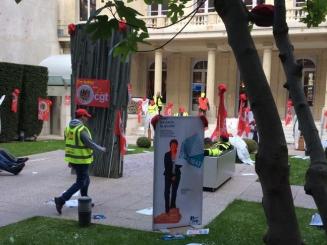 La FFB assiégée par les militants CGT