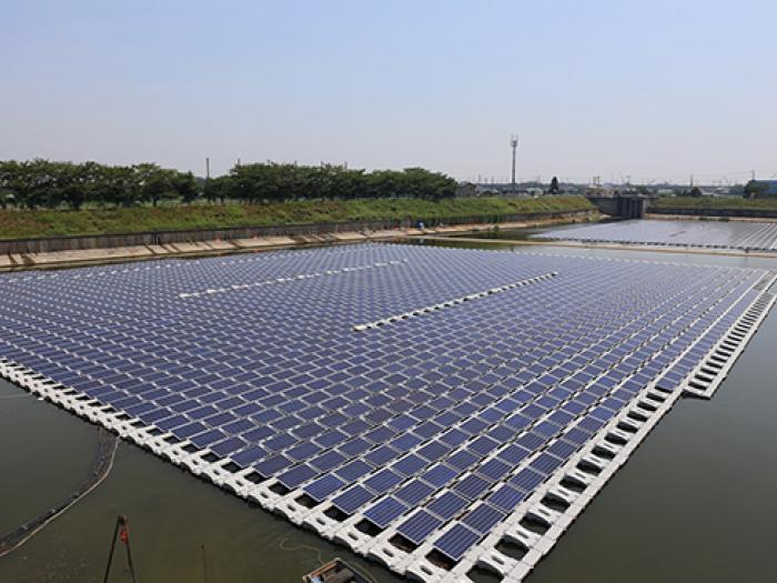 La plus grande centrale solaire flottante bientôt au Japon