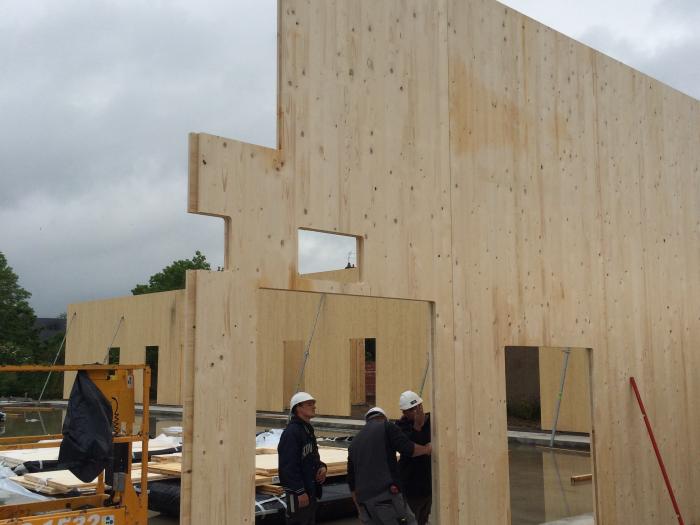 Des murs en bois porteurs davenir