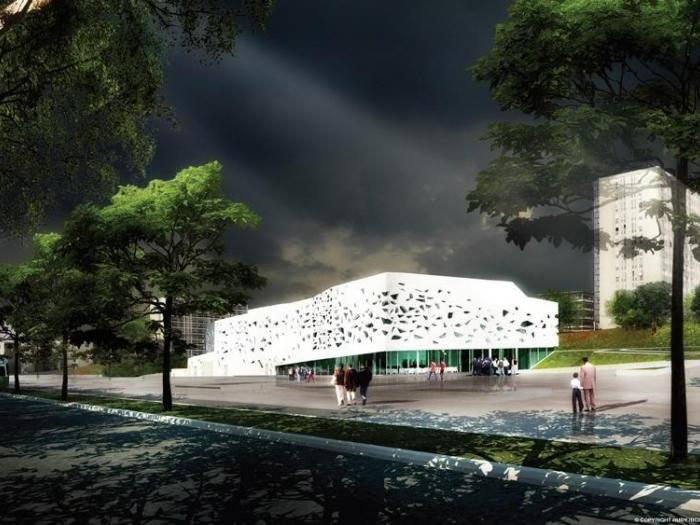 Une salle de concerts de Ricciotti, au coeur d'une cité de Metz