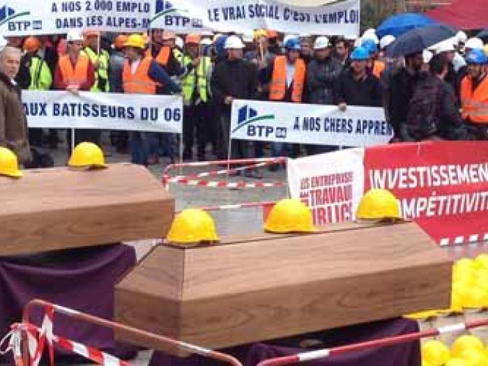 Un quart des faillites dentreprises touche le BTP