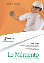 Le DTU 25.41 décrypté par Lafarge Plâtres