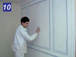 Finition : Les travaux préparatoires sur un mur