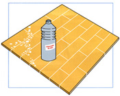 Supprimer la laitance sur un sol poreux